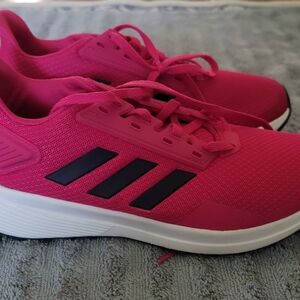 Adidas Fuchsia and Black Running Shoes